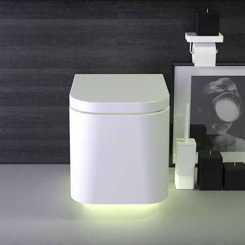 WC à poser - SHINE - KNIEF & CO. GmbH - en céramique / sans bride / moderne