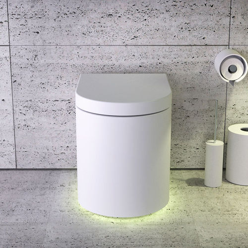 WC à poser - MOON - KNIEF & CO. GmbH - en céramique / sans bride / moderne