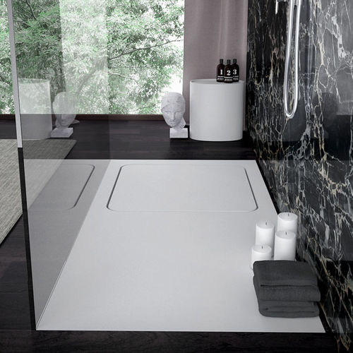 Receveur de douche rectangulaire - KNIEF & CO. GmbH - surélevé / en céramique / antidérapant