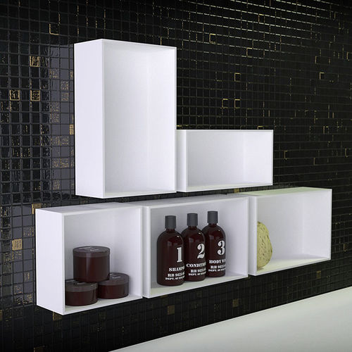 Meuble de salle de bain contemporain - VERTICAL - KNIEF & CO. GmbH - en bois / mural / haut