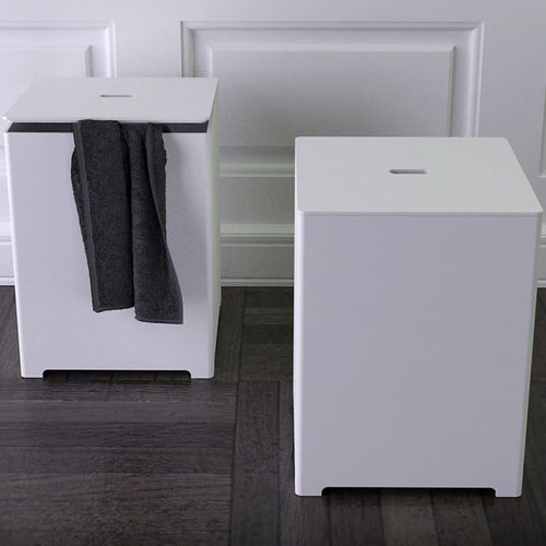 Tabouret contemporain - FREE - KNIEF & CO. GmbH - en Solid Surface / de salle de bain / blanc