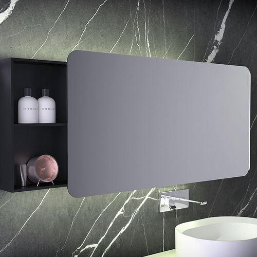 Miroir de salle de bain mural - KNIEF & CO. GmbH - contemporain / rectangulaire / en Solid Surface