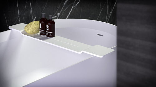 Plateau de baignoire en Solid Surface - BATH BRIDGE - KNIEF & CO. GmbH - blanc