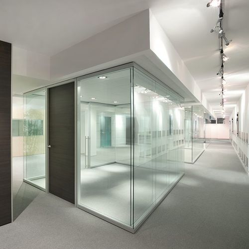 Cloison amovible -  LIGHT 3.2 - Ge Giussani - coulissante / à double vitrage / en aluminium