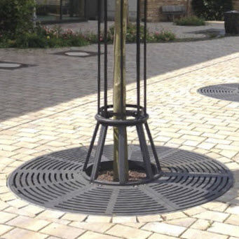 Corset d'arbre en acier galvanisé - TUTOR - NORCOR MOB.URBAIN