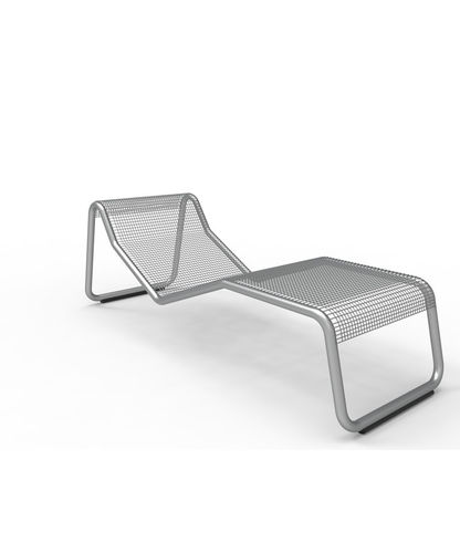 Bain de soleil contemporain - COPENHAG - NORCOR MOB.URBAIN - en acier / de jardin
