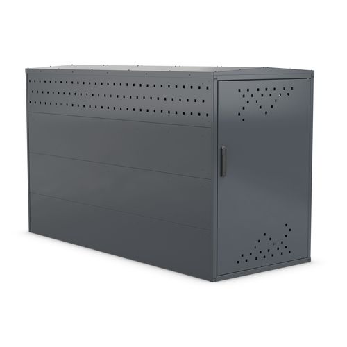 Abri vélo sécurisé - NORCORBOX 13 - NORCOR MOB.URBAIN - modulaire / en acier / pour espace public