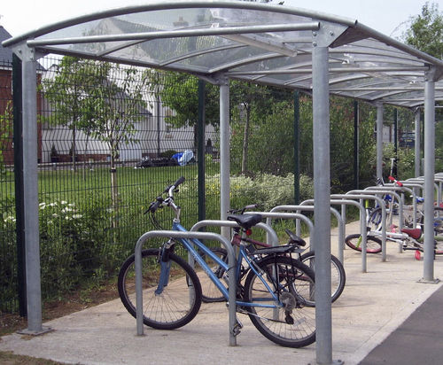 Abri vélo modulaire - 11-GLS - NORCOR MOB.URBAIN - en acier / pour espace public / pour les zones urbaines