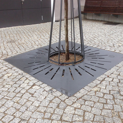 Grille d'arbre carrée - LUMINAL - NORCOR MOB.URBAIN - en fonte