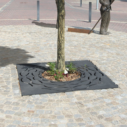 Grille d'arbre carrée - CORONAL - NORCOR MOB.URBAIN - ronde / en fonte