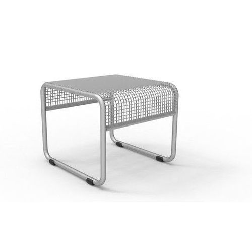Tabouret contemporain - HOCKER - NORCOR MOB.URBAIN - en acier thermolaqué / avec piètement en acier à revêtement par poudre / carré