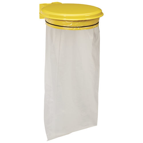 Support de sac poubelle public - VIGI-PREMIUM - NORCOR MOB.URBAIN - mural / en acier peint / Vigipirate