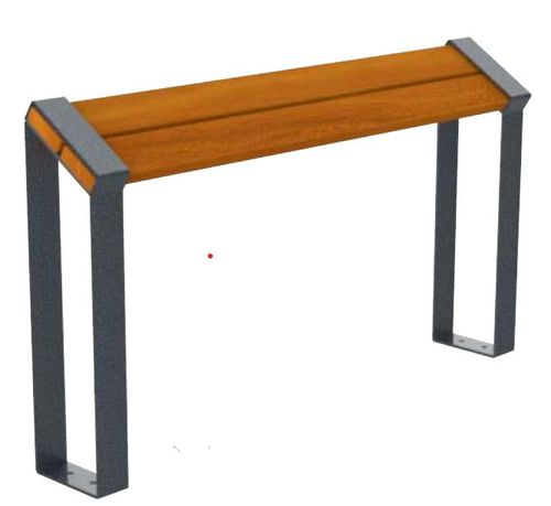 Banc assis-debout - GREYHOUND - NORCOR MOB.URBAIN - contemporain / en bois / en acier