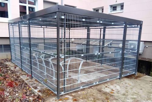 Abri vélo sécurisé - 5-LOCK - NORCOR MOB.URBAIN - modulaire / en acier / pour espace public
