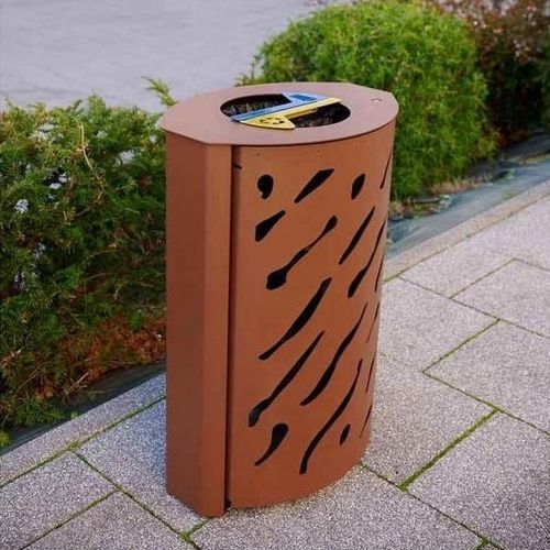 Poubelle publique - SELECTIVA-PC - NORCOR MOB.URBAIN - en acier à revêtement par poudre / en acier thermolaqué / d'intérieur