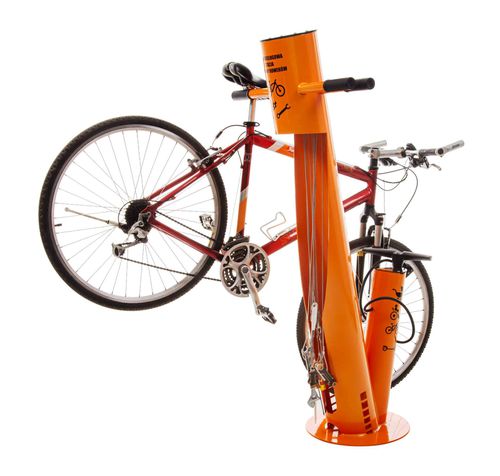 Station de réparation de vélos en métal - VELOFIX-VA-2025 - NORCOR MOB.URBAIN - avec kit d'outils / avec pompe de gonflage / pour espace public