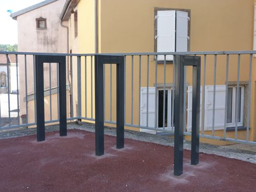 Appui-vélo au sol - NORCOR-112 - NORCOR MOB.URBAIN - pour espace public / en acier / professionnel