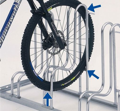 Range-vélo au sol - DESIGN4000 - NORCOR MOB.URBAIN - pour espace public / en acier / professionnel
