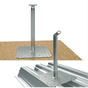 Point d'ancrage en acier inoxydable - RoofX®-W/T - DIADEM - de sécurité / pour toiture