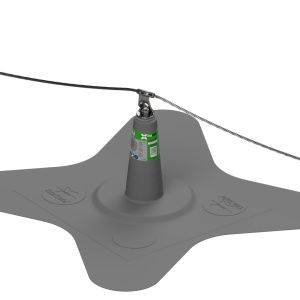 Point d'ancrage en acier inoxydable - DiaSafe® Line - DIADEM - pour toiture
