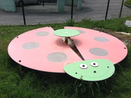 Bac à sable pour aire de jeux - BIBOU : COCCINELLE 635 - Transalp