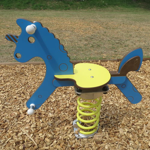 Jeu à ressort en métal - LE LICORNE - Transalp - en HPL / animal / monoplace