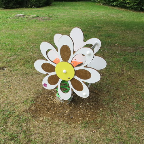 Jeu à ressort en métal - LA FLEUR - Transalp - en HPL / de fleurs / monoplace