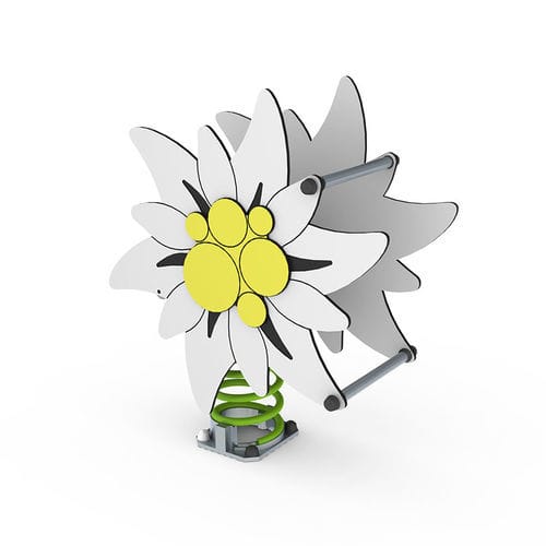 Jeu à ressort en HPL - L’EDELWEISS  - Transalp - de fleurs / monoplace