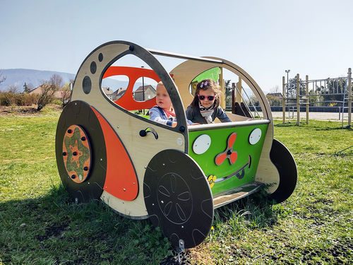Structure de jeu pour crèche - 800 LA VOITURE COXY - Transalp - pour établissement public / pour aire de jeux / pour espace public