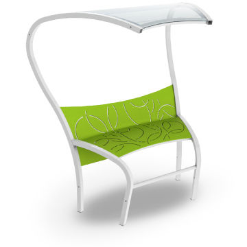 Banc public design original - POLYSPORT : ED-6000 - Transalp - en métal / avec dossier / modulaire