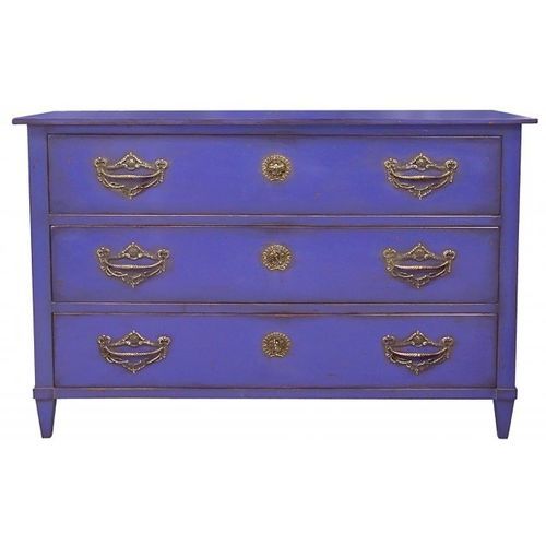 Commode de style Directoire - MEYZERAY  - MOISSONNIER - en bois laqué / avec tiroir / non spécifié