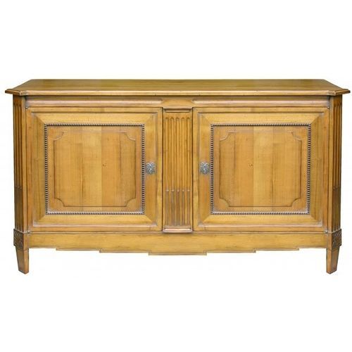 Buffet de style Louis XVI - 582 series - MOISSONNIER - en cerisier / à portes battantes / 4 pieds