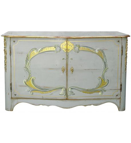 Buffet de style Régence - 715 series - MOISSONNIER - en bois laqué / en hêtre / à portes battantes