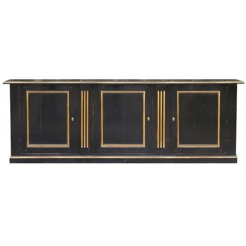 Buffet de style Louis XVI - 704 B - MOISSONNIER - en bois laqué / en hêtre / avec tiroirs