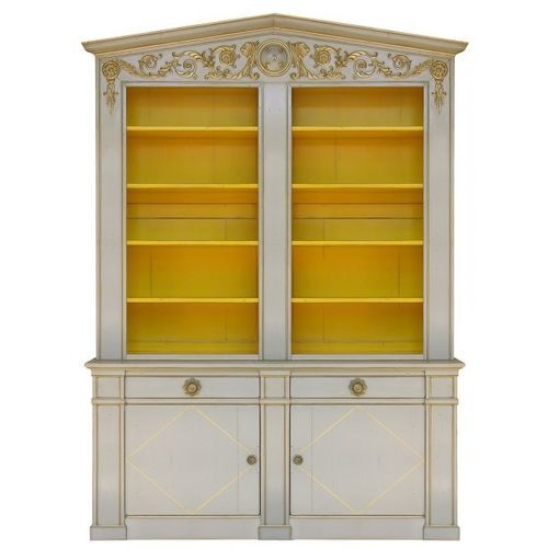 Bibliothèque de style Directoire - 728 B - MOISSONNIER - en bois laqué / en hêtre / sur mesure