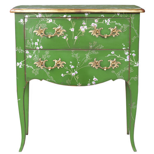 Commode sur pieds hauts - 555 series - MOISSONNIER - de style Louis XV / en bois peint / avec tiroir