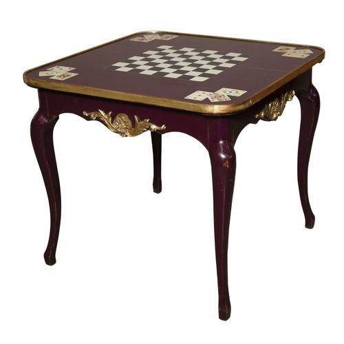 Table de bridge de style - 686 B - MOISSONNIER - résidentielle / en acajou / en hêtre