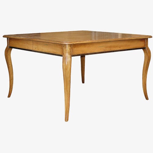 Table de style Régence - 663 series - MOISSONNIER - en pin / en marbre / avec piètement en pin