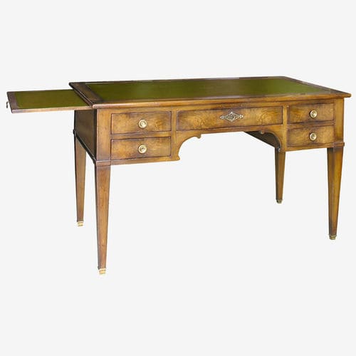 Bureau sur pied - 548 A - MOISSONNIER - de style Directoire / en noyer / en cuir