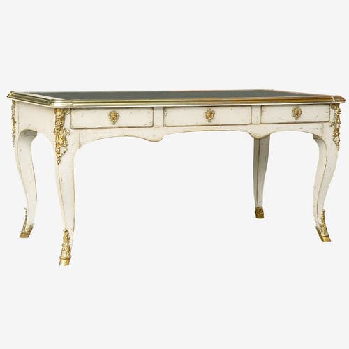 Bureau sur pied - 714 series - MOISSONNIER - de style Louis XV / en hêtre / en cuir