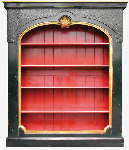 Bibliothèque de style - 734 series - MOISSONNIER - en hêtre / sur mesure / noire