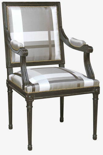 Fauteuil Jacob - 4791F series - MOISSONNIER - en tissu / en hêtre / en bois laqué