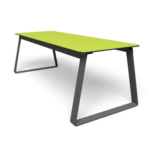 Table contemporaine - SUPERFLY  - miramondo - en métal / avec piètement en métal / rectangulaire