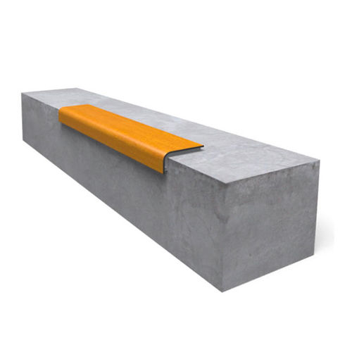 Banc public contemporain - IL POSTO S - miramondo - en métal / en HPL / sans dossier