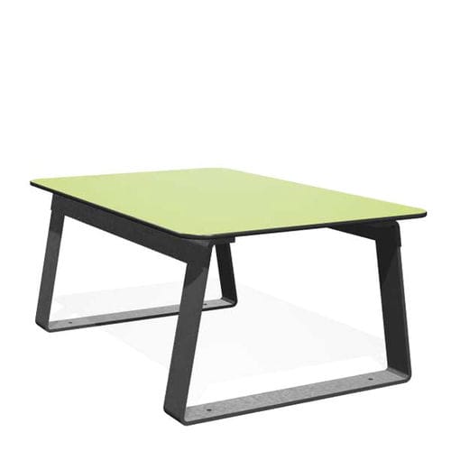 Table basse contemporaine - SUPERFLY  - miramondo - en métal / en HPL / avec piètement en acier