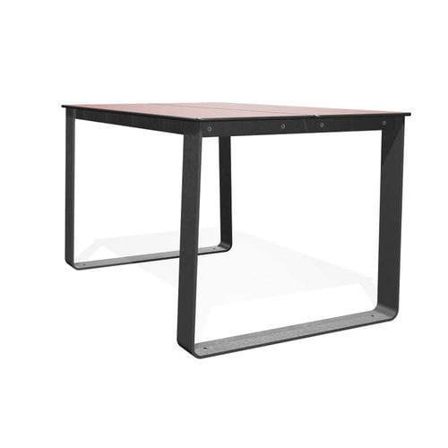 Table contemporaine - BIBI - miramondo - en acier galvanisé / en acier à revêtement par poudre / en HPL