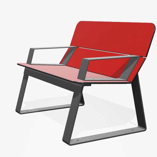 Fauteuil contemporain - SUPERFLY  - miramondo - en fibre de papier / en métal / en HPL