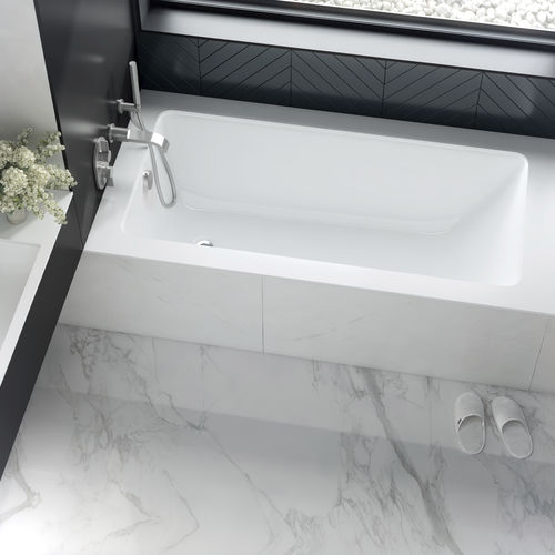 Baignoire d'angle - KALDERA 4 - Victoria + Albert - pour habitat / en composite / contemporaine