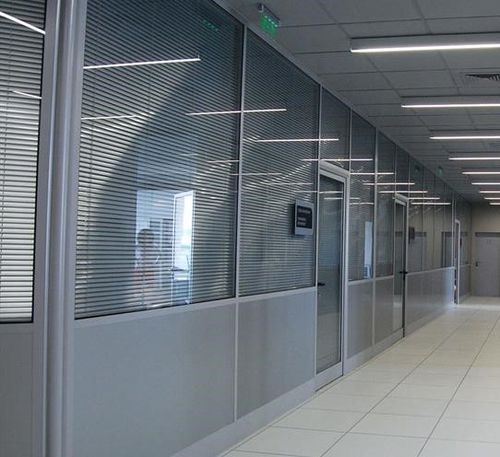 Cloison amovible - SMARTIA P100 - ALUMIL - en aluminium / en verre / professionnelle
