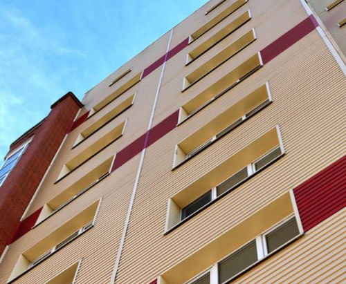 Bardage en lames - M7000 - ALUMIL - en céramique / lisse / gris